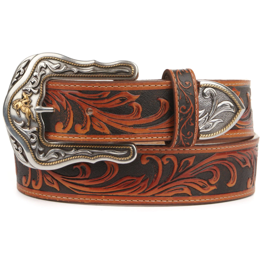 Tony Lama Westerly Ride Brown and Black Belt C41514
